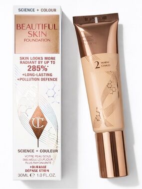 Charlotte Tilbury Beautiful Skin Foundation - Warm 2 Beige